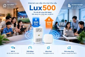 Lux500 là gói Internet cáp quang cao cấp của FPT Telecom