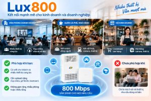 Lux800 hợp nhất với văn phòng, quán cà phê, nhà hàng đông khách và doanh nghiệp