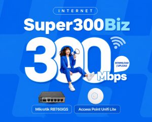 Super300 Biz nhắm tới văn phòng nhỏ và cửa hàng cần mạng ổn định.