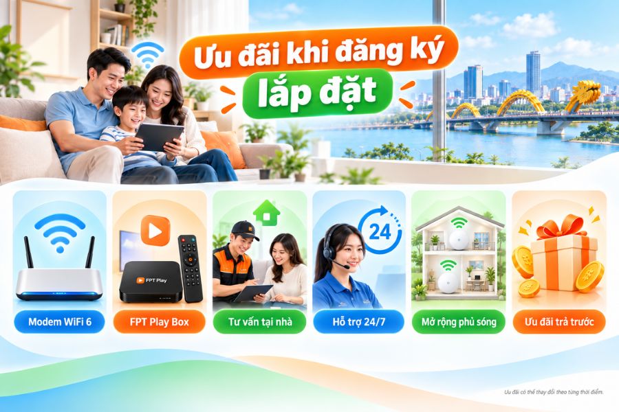 Modem WiFi 6 lắp mạng FPT Đà Nẵng