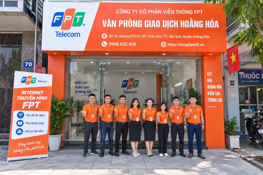 Lắp mạng FPT Hoằng Hóa tại văn phòng giao dịch