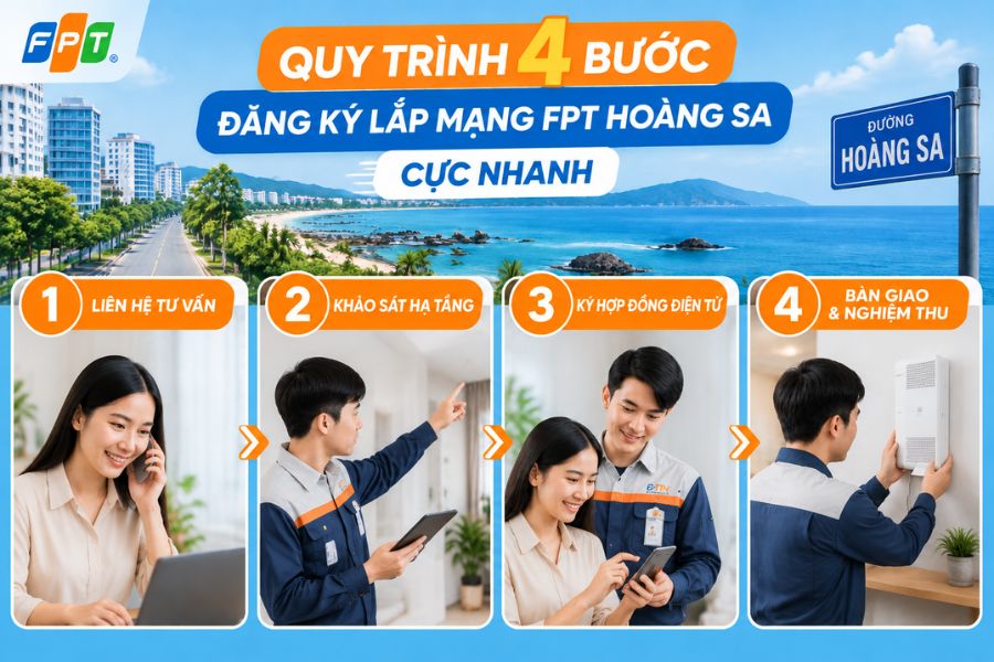 4 bước đăng kí lắp mạng FPT Hoàng Sa Đà Nẵng