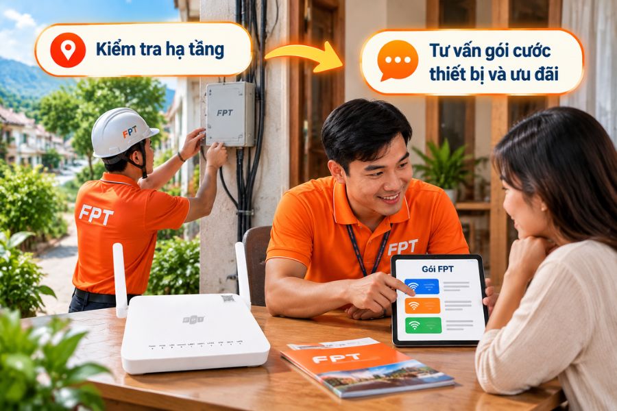 Lắp mạng FPT Kỳ Sơn hỗ trợ đăng ký và lắp đặt nhanh