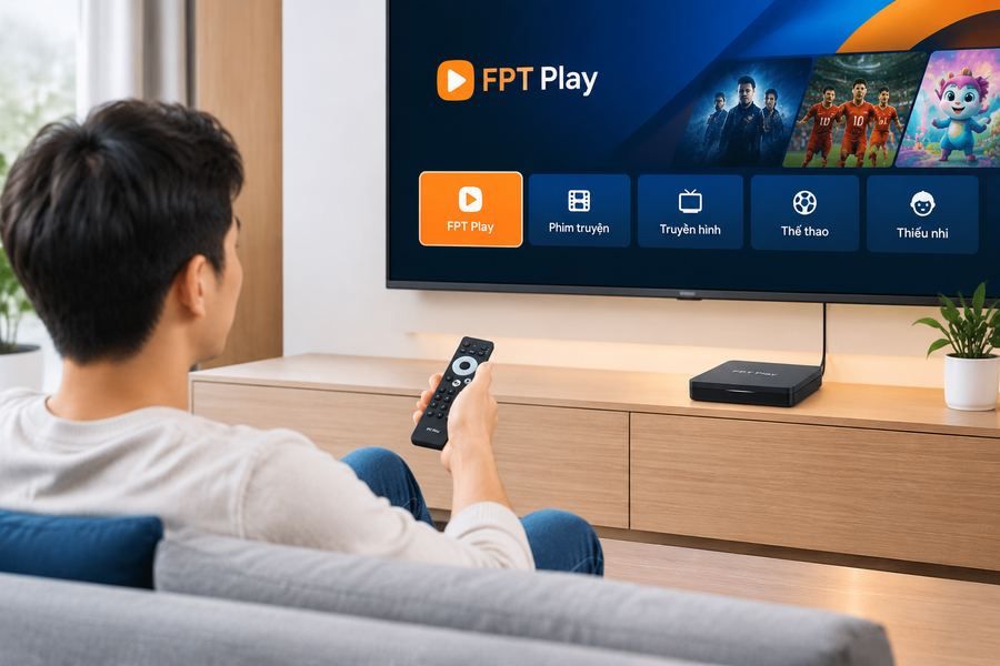 Lắp mạng FPT Lang Chánh kết hợp Internet và giải trí với FPT Play
