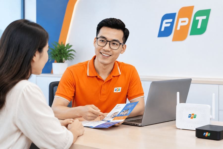 Lắp mạng FPT Ngọc Lặc hỗ trợ tư vấn gói cước và thủ tục đăng ký nhanh chóng
