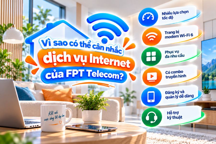 Lắp mạng FPT Quan Hóa với nhiều lựa chọn tốc độ và dịch vụ Internet phù hợp