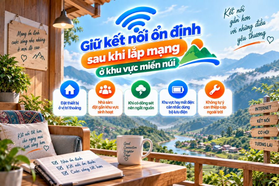 Lắp mạng FPT Quan Hóa giúp duy trì kết nối ổn định