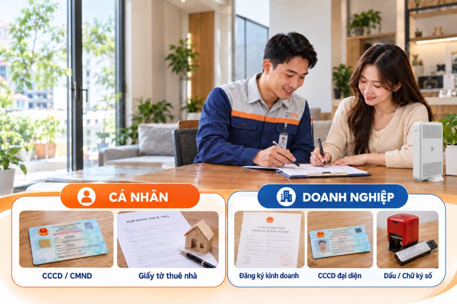 Hồ sơ cần chuẩn bị để lắp mạng FPT Hội An