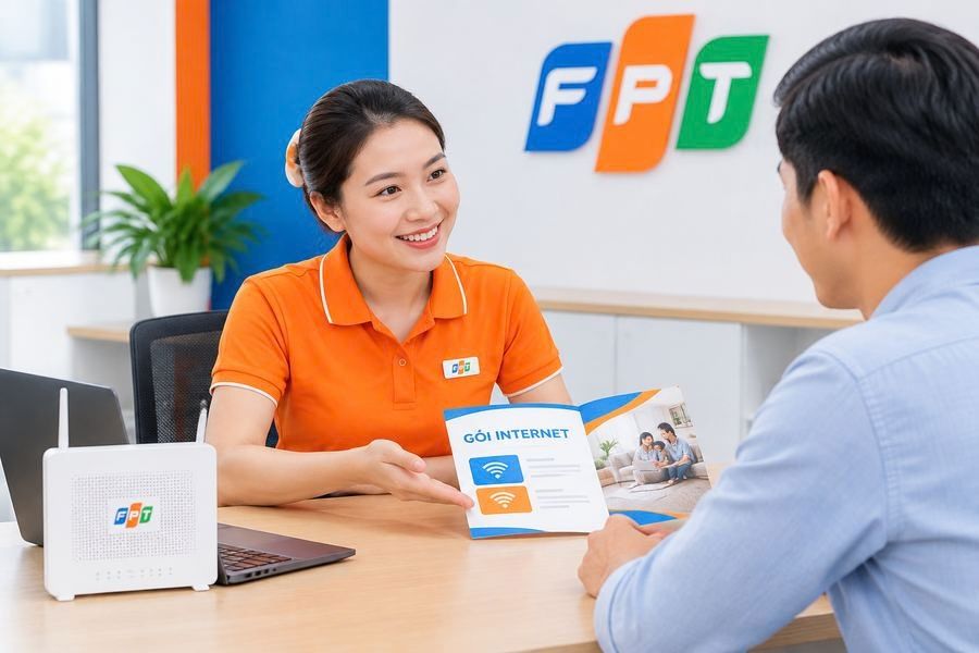 Quy trình lắp mạng FPT Thạch Thành