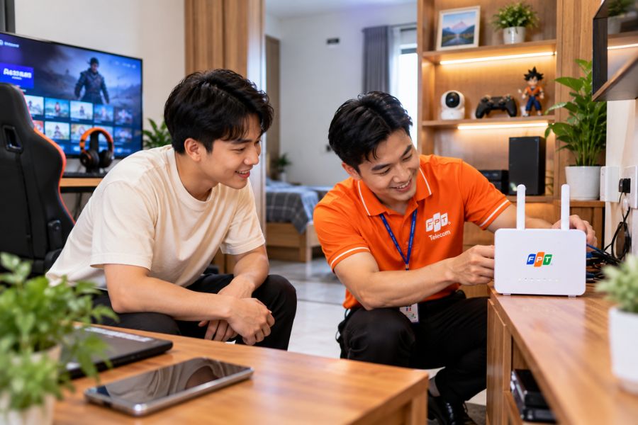 Lắp mạng FPT Thọ Xuân với WiFi 6, nhiều tốc độ